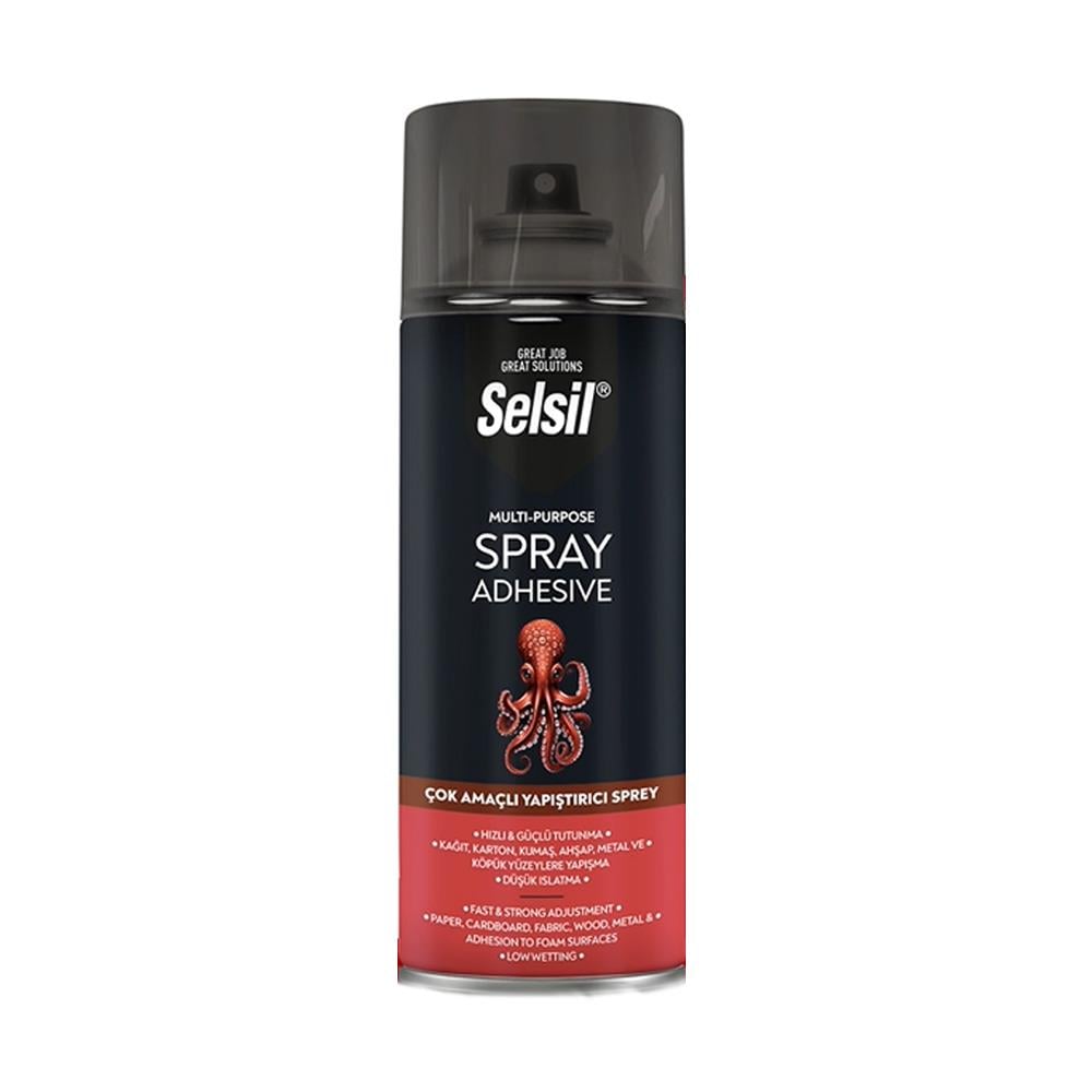 Selsil Çok Amaçlı Sprey Yapıştırıcı 400 Ml 45269 küçük görsel