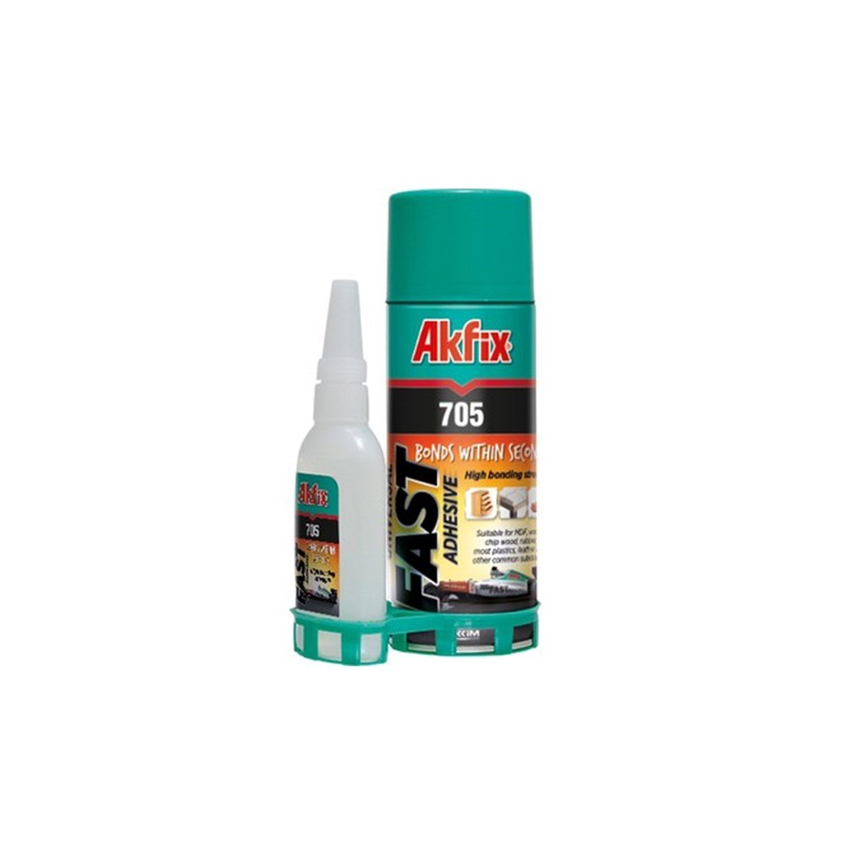 Akfix 705 Mdf Kit Hızlı Yapıştırıcı 200ml+50gr Ga060 küçük görsel