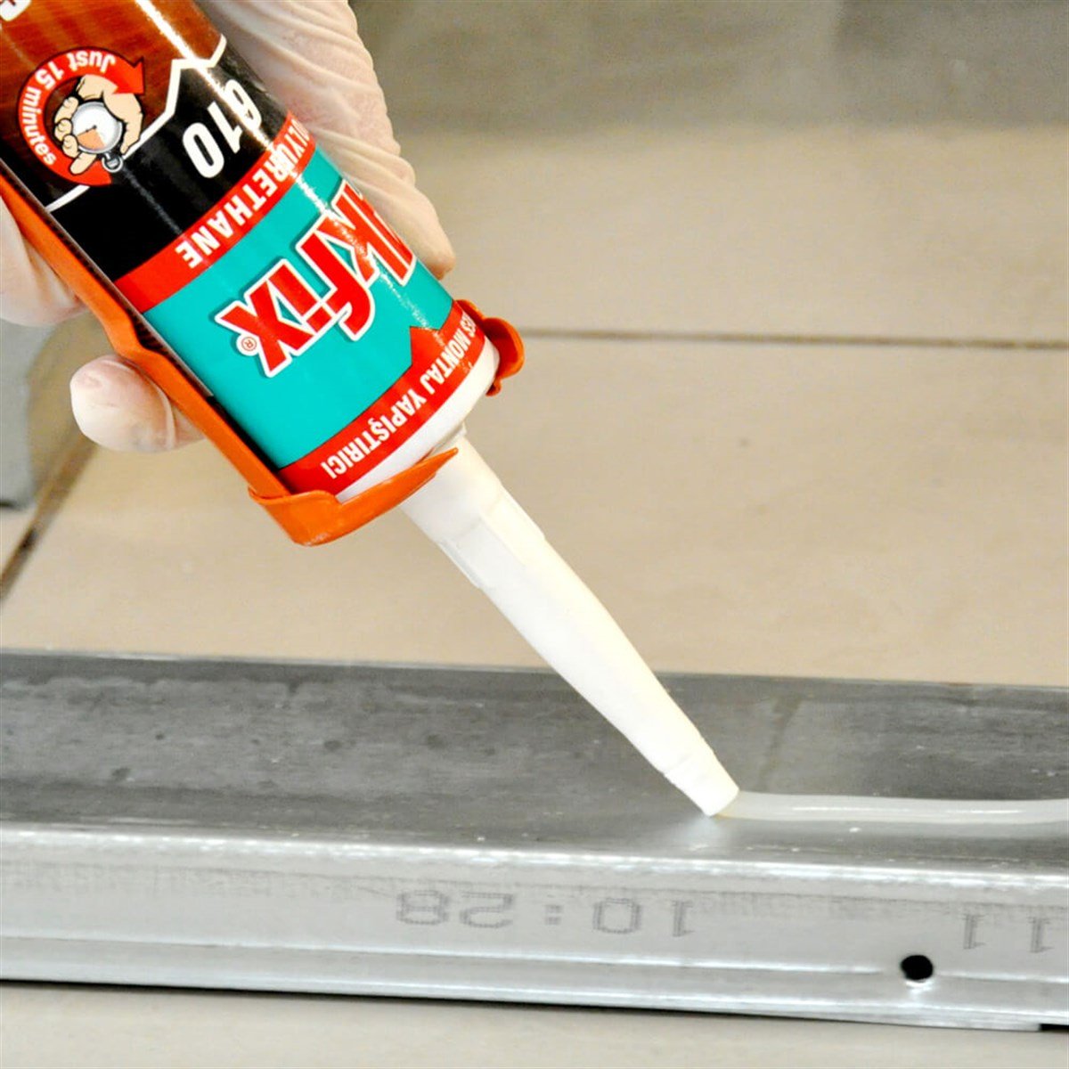 Akfix 610 Pu Expres Montaj Yapıştırıcı Sıvı Çivi Şeffaf 280 Ml Ga440P küçük görsel