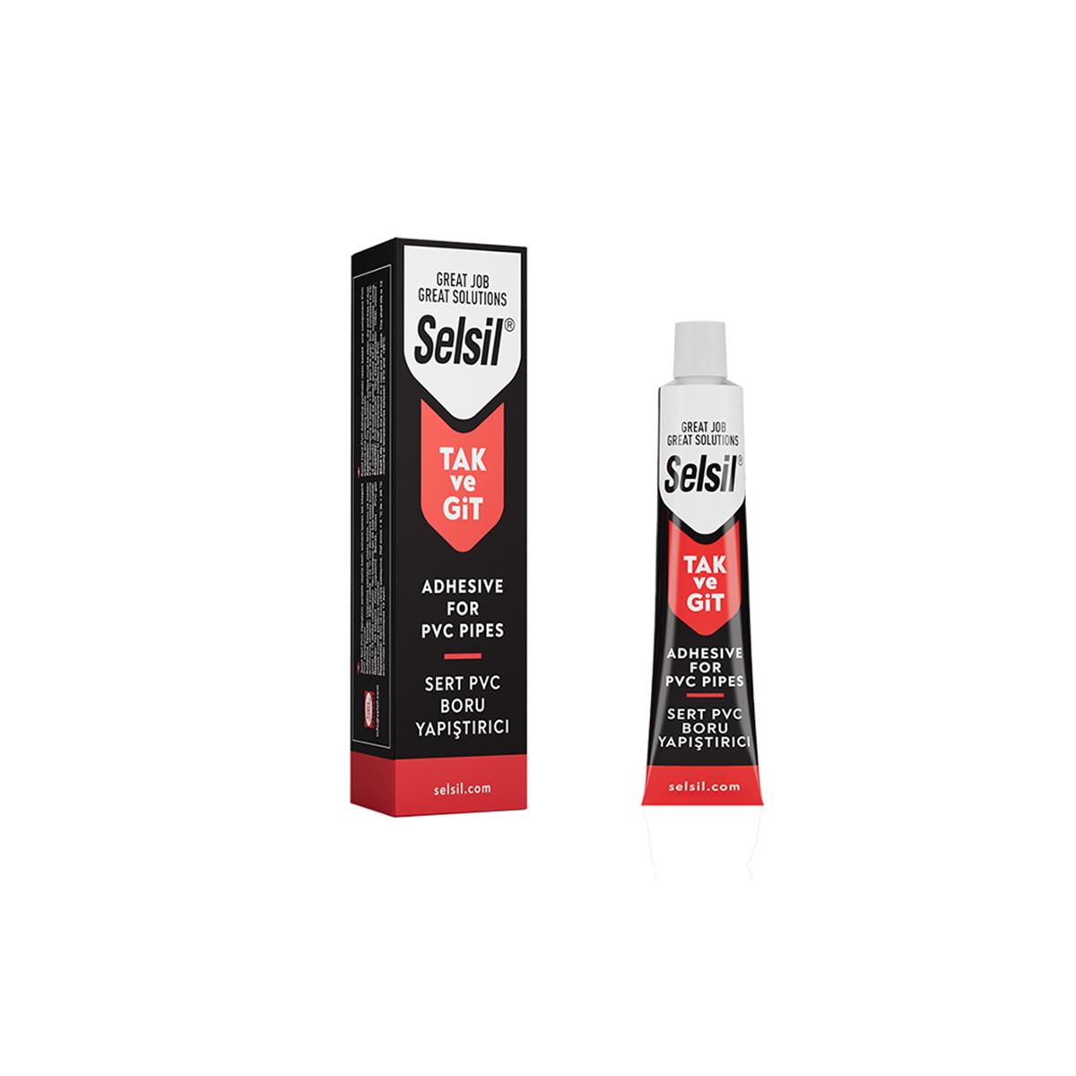 Selsil Tak ve Git Sert Pvc ve Boru Yapıştırıcı 50 Gr 2552 küçük görsel