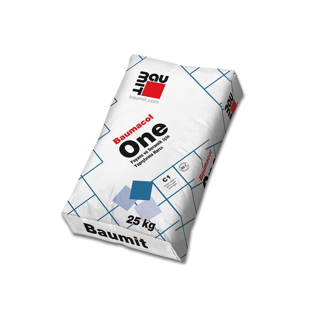 Baumit One Seramik Yapıştırıcı Gri 25 Kg küçük görsel