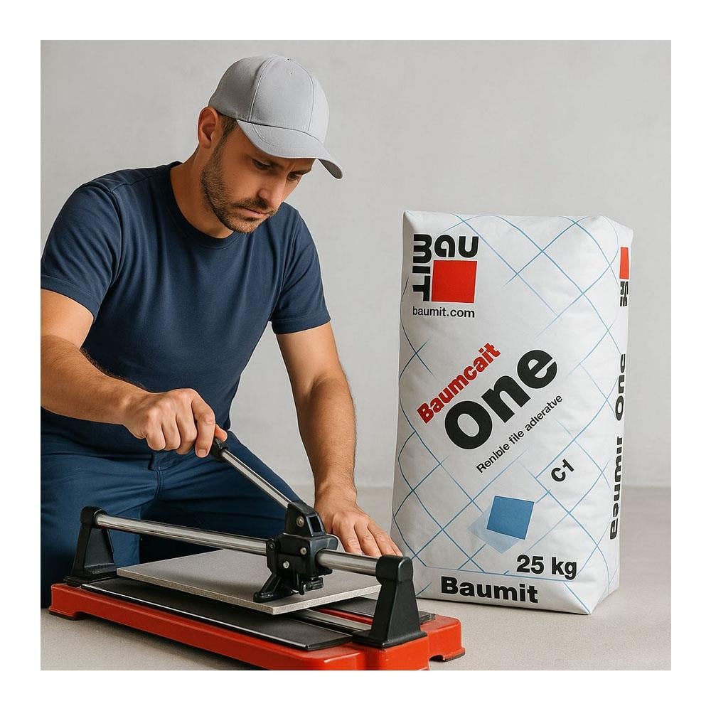 Baumit One Seramik Yapıştırıcı Gri 25 Kg küçük görsel