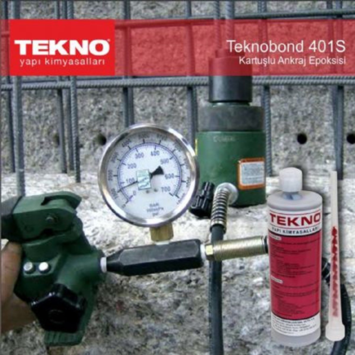TEKNOBOND 400 P Kimyasal Dübel 345Ml küçük görsel