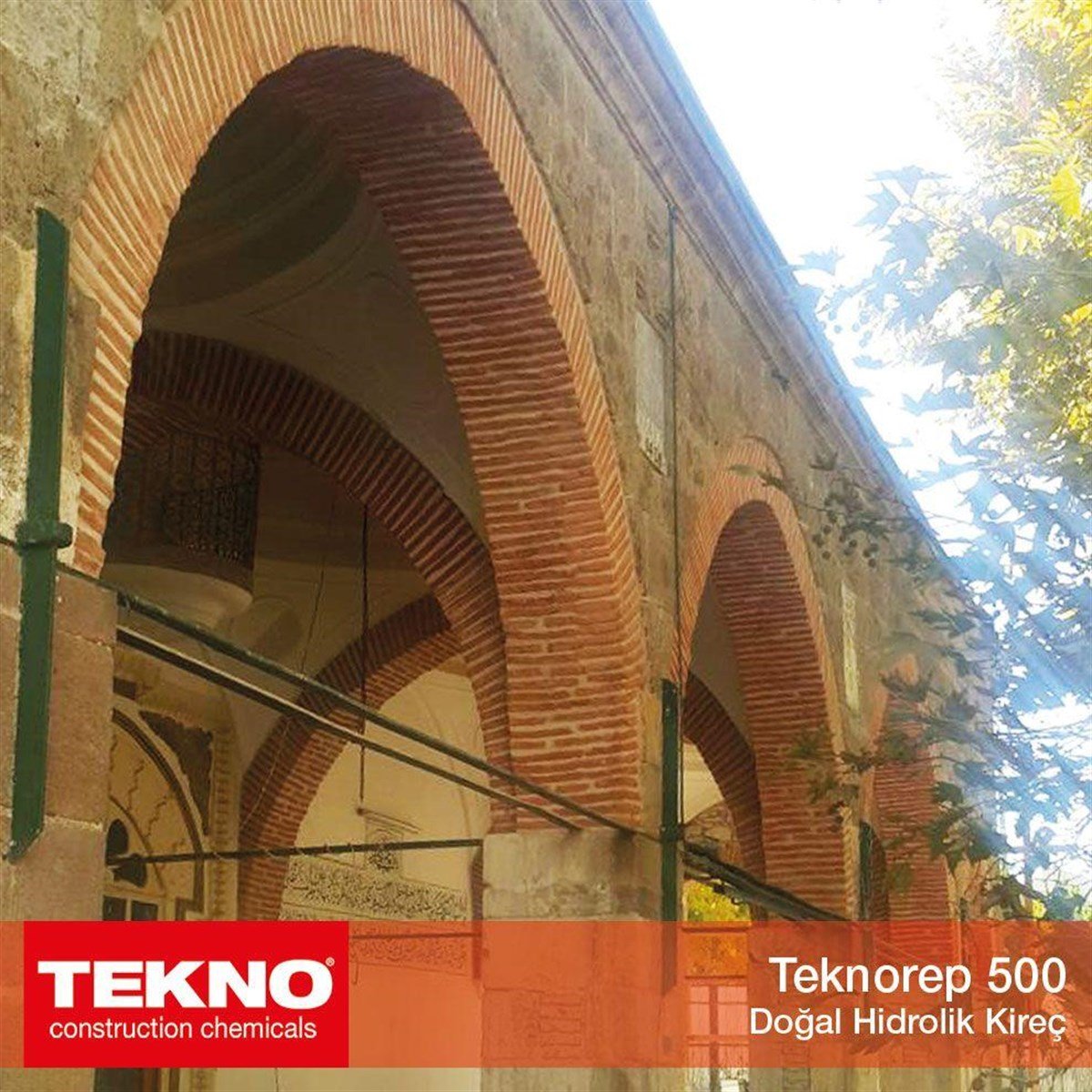 Teknorep 500 Doğal Hidrolik Kireç Beyaz 25/1 küçük görsel