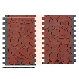 Winroof Yonca Shingle Kırmızı (2,61m2/Paket) küçük görsel