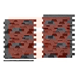 Winroof Petek Shingle Yeşil (2,61 M2 / Paket) görseli