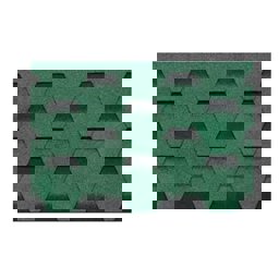 Winroof Petek Shingle Yeşil (2,61 M2 / Paket) küçük görsel