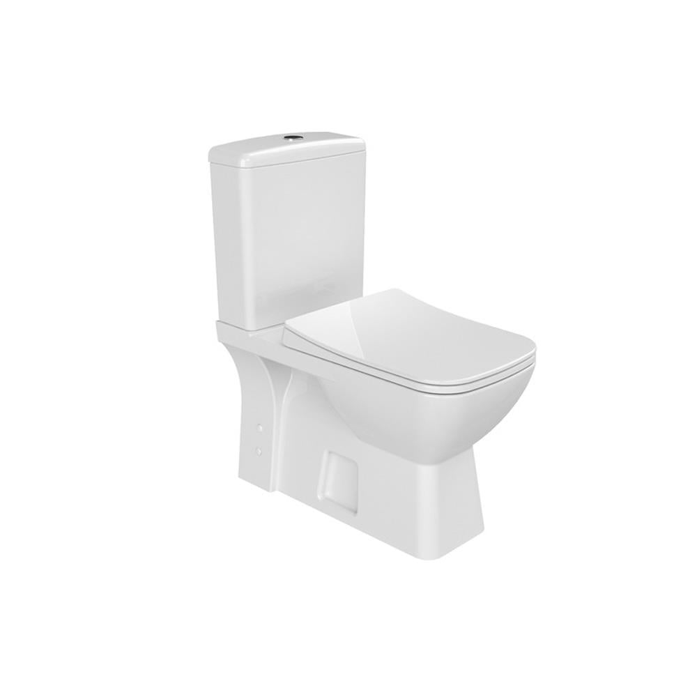 Turkuaz Duru Btw Rimless Duvara Sıfır Klozet Takımı (Pp Yavaş Kapanır Kapak Ve İç Takım Dahil) görseli