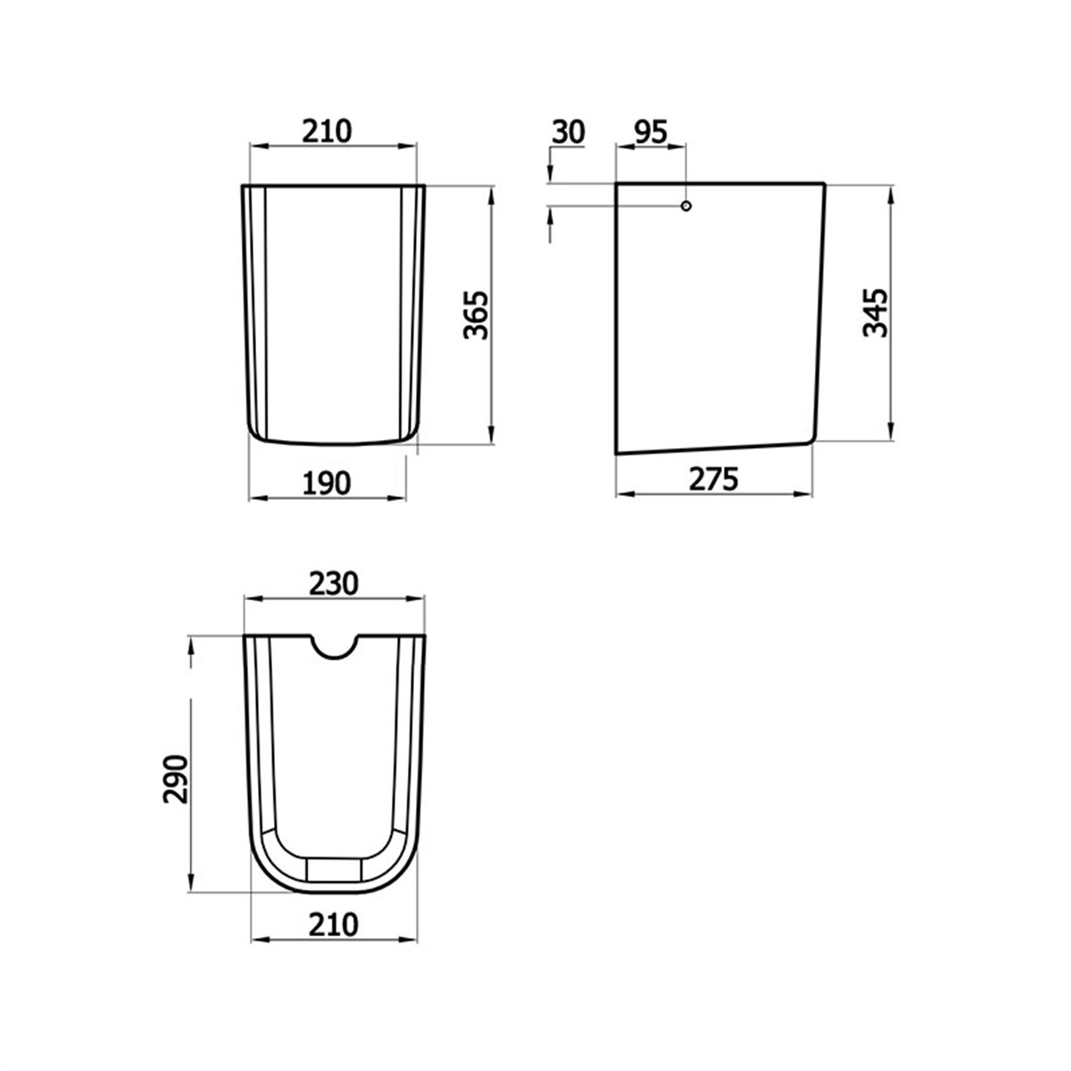 Newarc Lavabo Ayak Compact Com.A012 küçük görsel