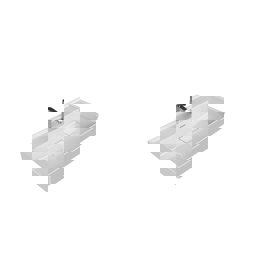 Turkuaz Cerastyle Sharp Etajerli Lavabo 100X48Cm 037500-U küçük görsel