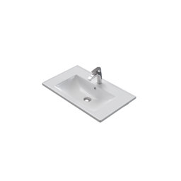 Turkuaz Cerastyle Arte Plus Etajerli Lavabo 75X45 Cm 047400-U küçük görsel