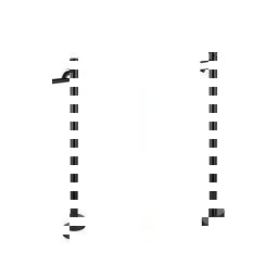 Newarc Step Tabandan Lavabo Bataryası Siyah 900517B küçük görsel