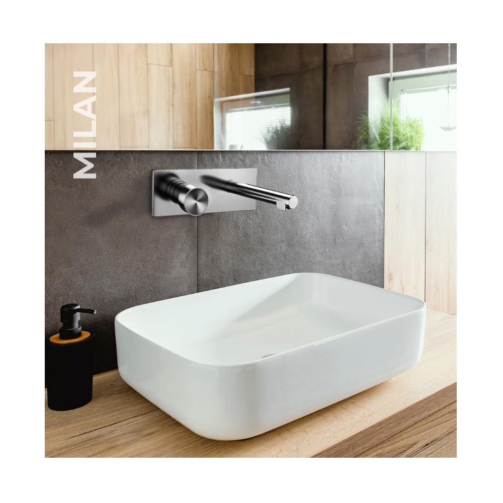 Newarc Milan Ankastre Lavabo Bataryası Krom 848571 küçük görsel