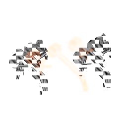 Gpd Nino Duvardan Ankastre Lavabo Bataryası Bakır Oksit Dab05-B küçük görsel