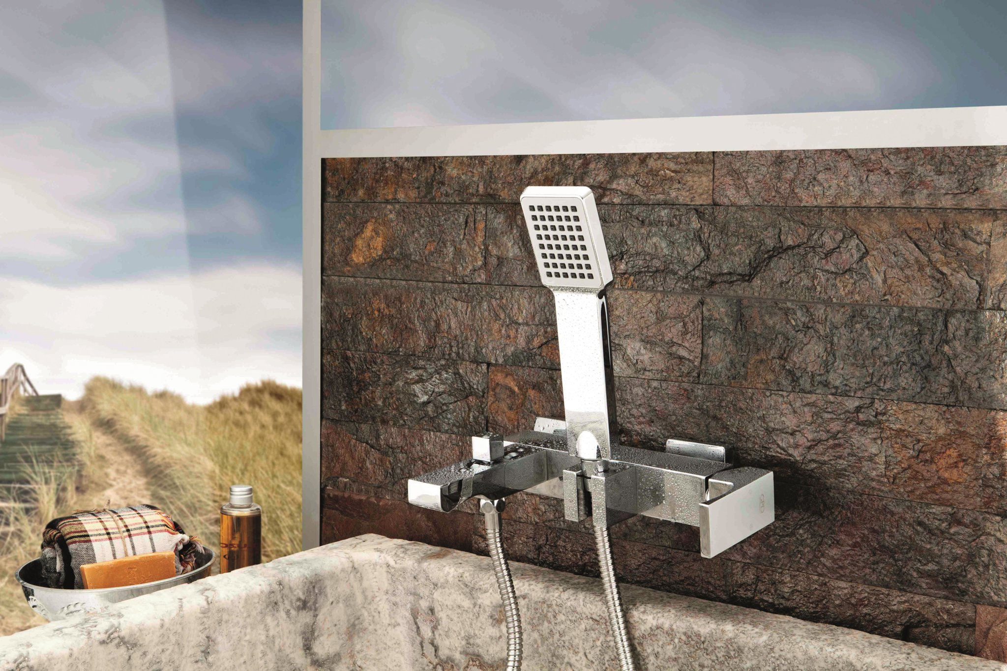 GPD Fuego Banyo Bataryası Krom Mbb105 küçük görsel