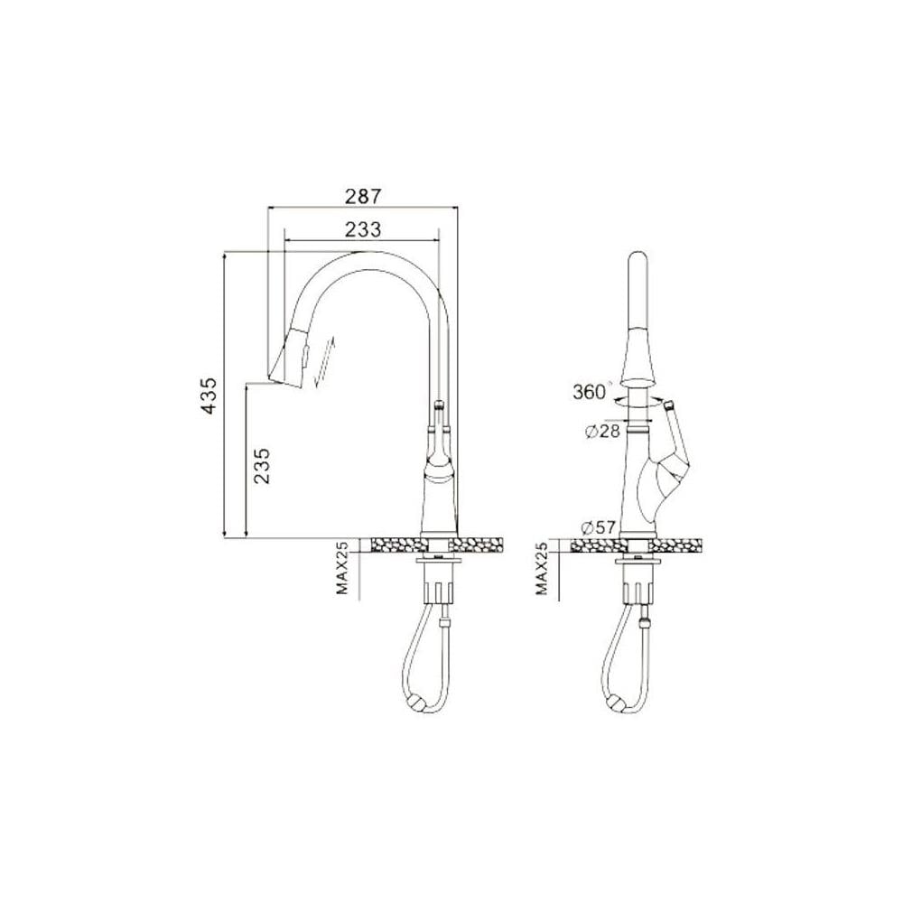 Newarc Bold Spiralli Evye Bataryası Siyah 910591B küçük görsel