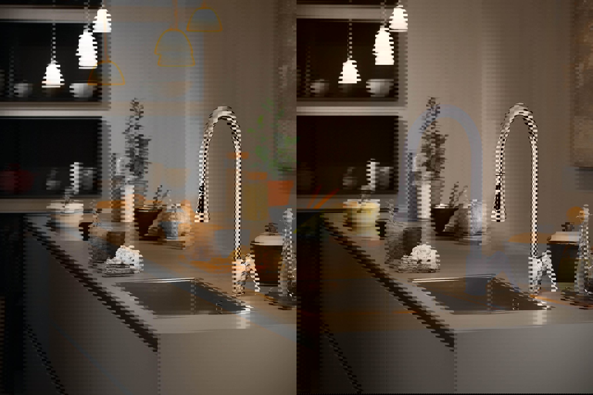 GPD Atros Spiralli Eviye Bataryası Krom Mes65 küçük görsel