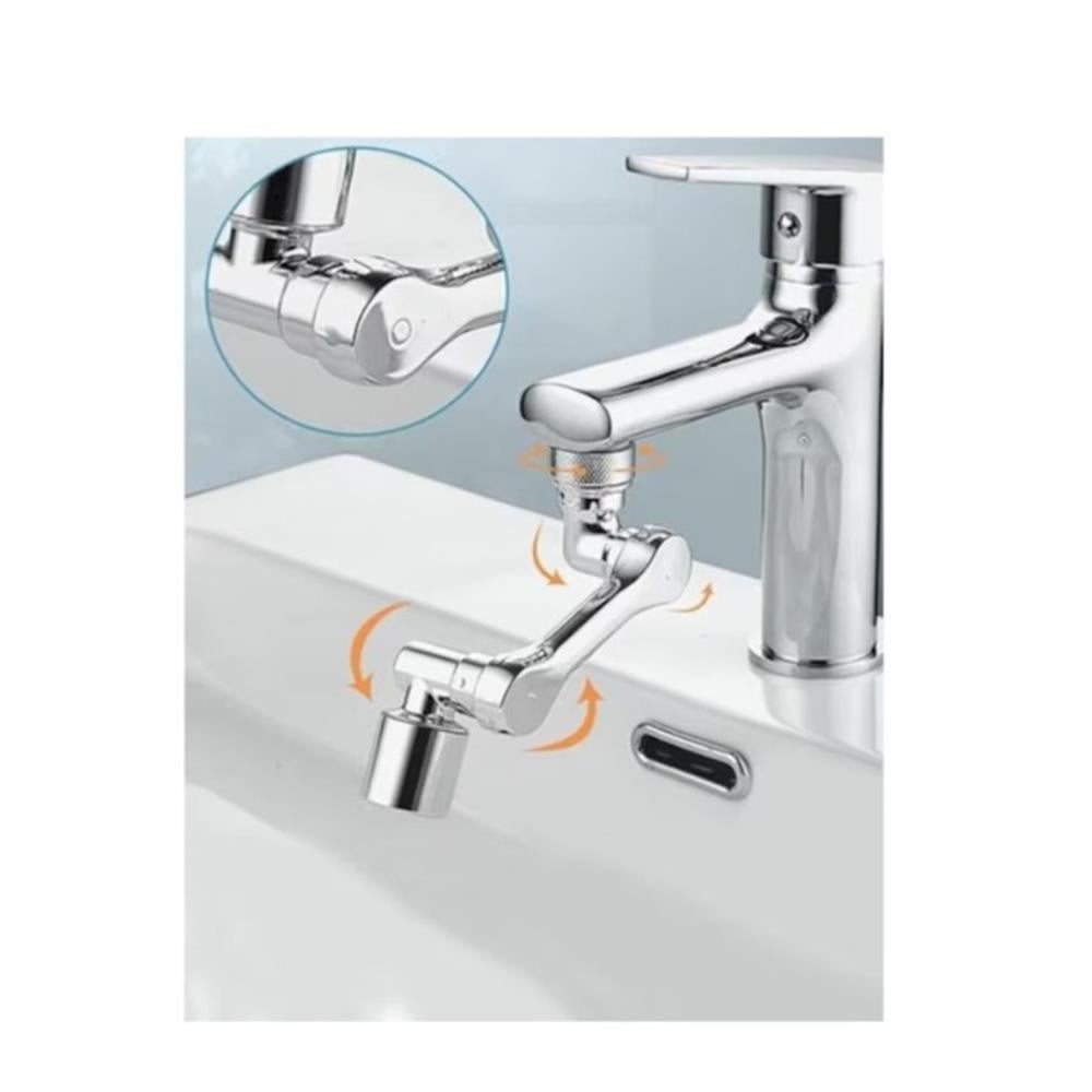 Oynar Başlıklı 1080° Dönebilen Robotik Musluk Ucu – Perlatör küçük görsel