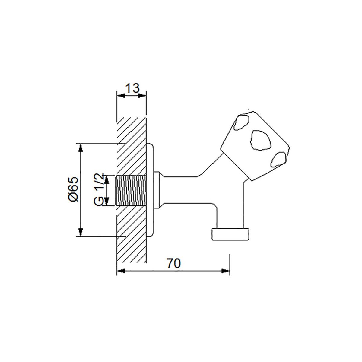 Newarc Çamaşır Musluğu 3136011 küçük görsel