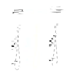 Newarc Aqua Ankastre Banyo Seti 3 Yönlü Krom 941111S küçük görsel