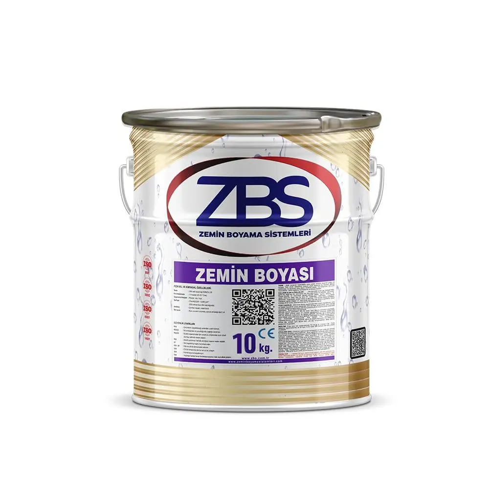 Zbs Zemin Boyası 10 Kg - (Türkiye'nin En Çok Satan, İlk ve Tek Zemin Boyası) görseli