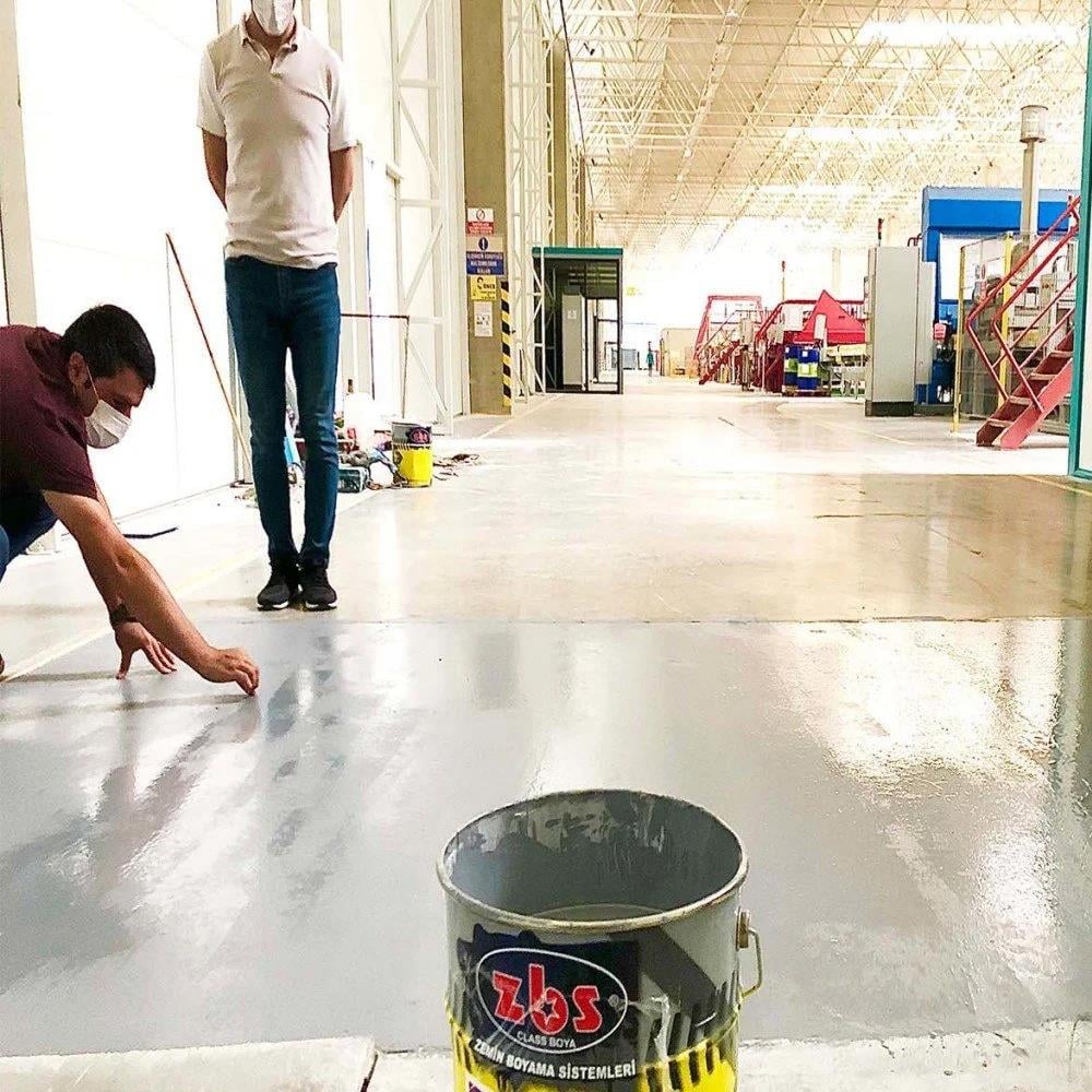 Zbs Zemin Boyası 10 Kg - (Türkiye'nin En Çok Satan, İlk ve Tek Zemin Boyası) küçük görsel