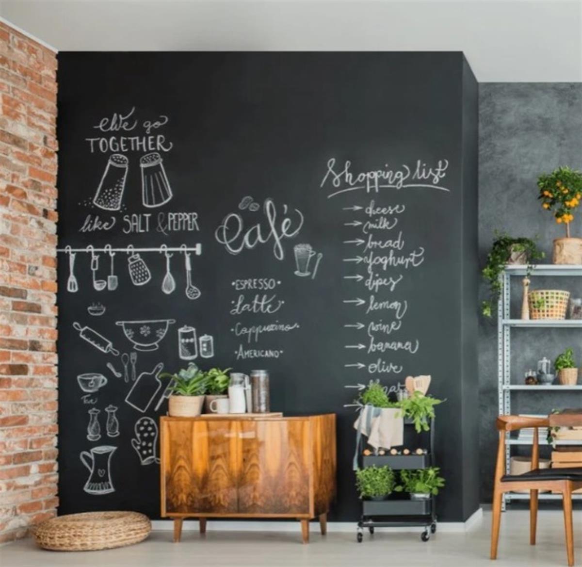 Aquacool Trend Kara Tahta Boyası 500 ML 450 Bordo küçük görsel