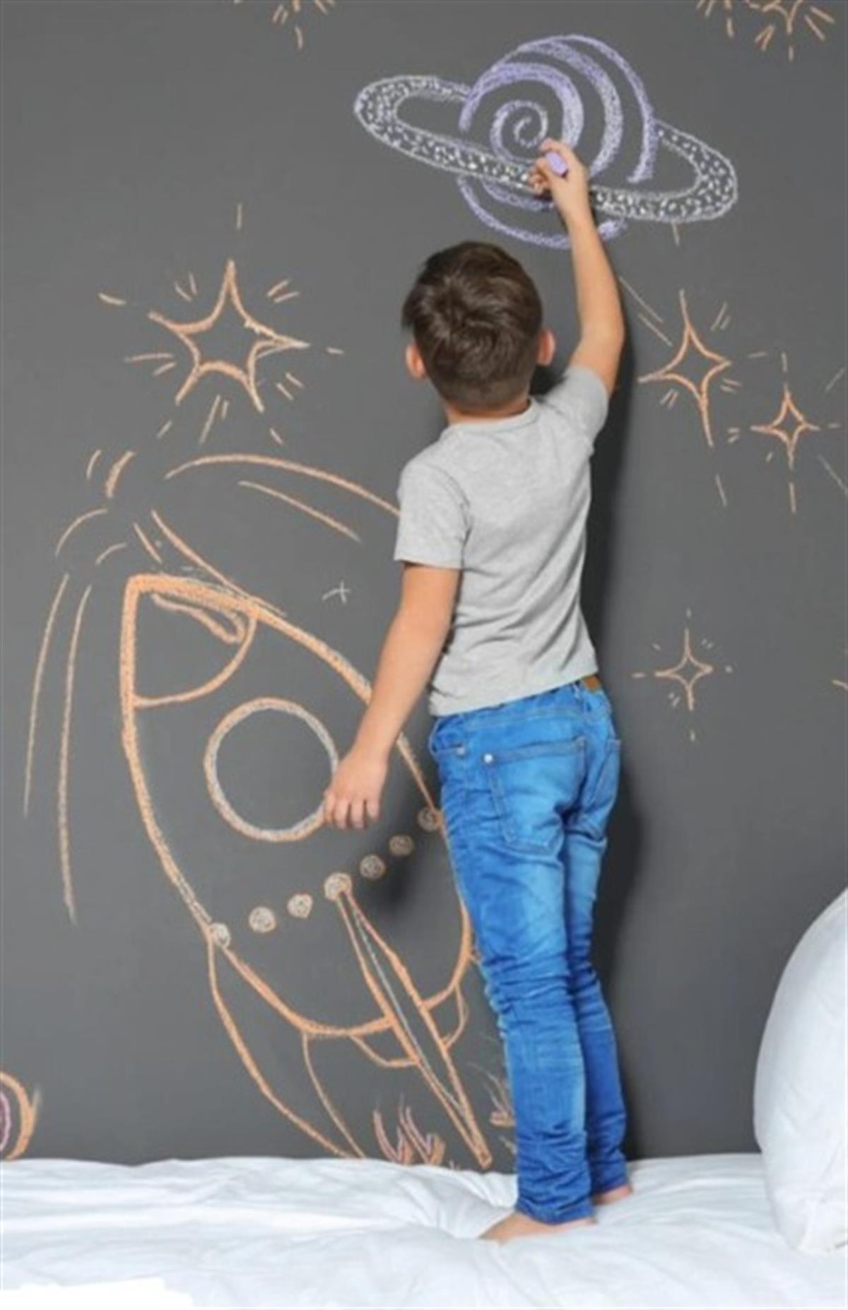 Aquacool Trend Kara Tahta Boyası 500 ML 450 Bordo küçük görsel