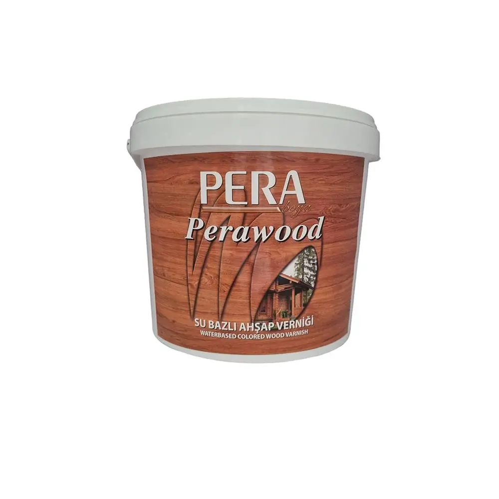 Perawood Su Bazlı Ahşap Verniği 12 lt Maun görseli