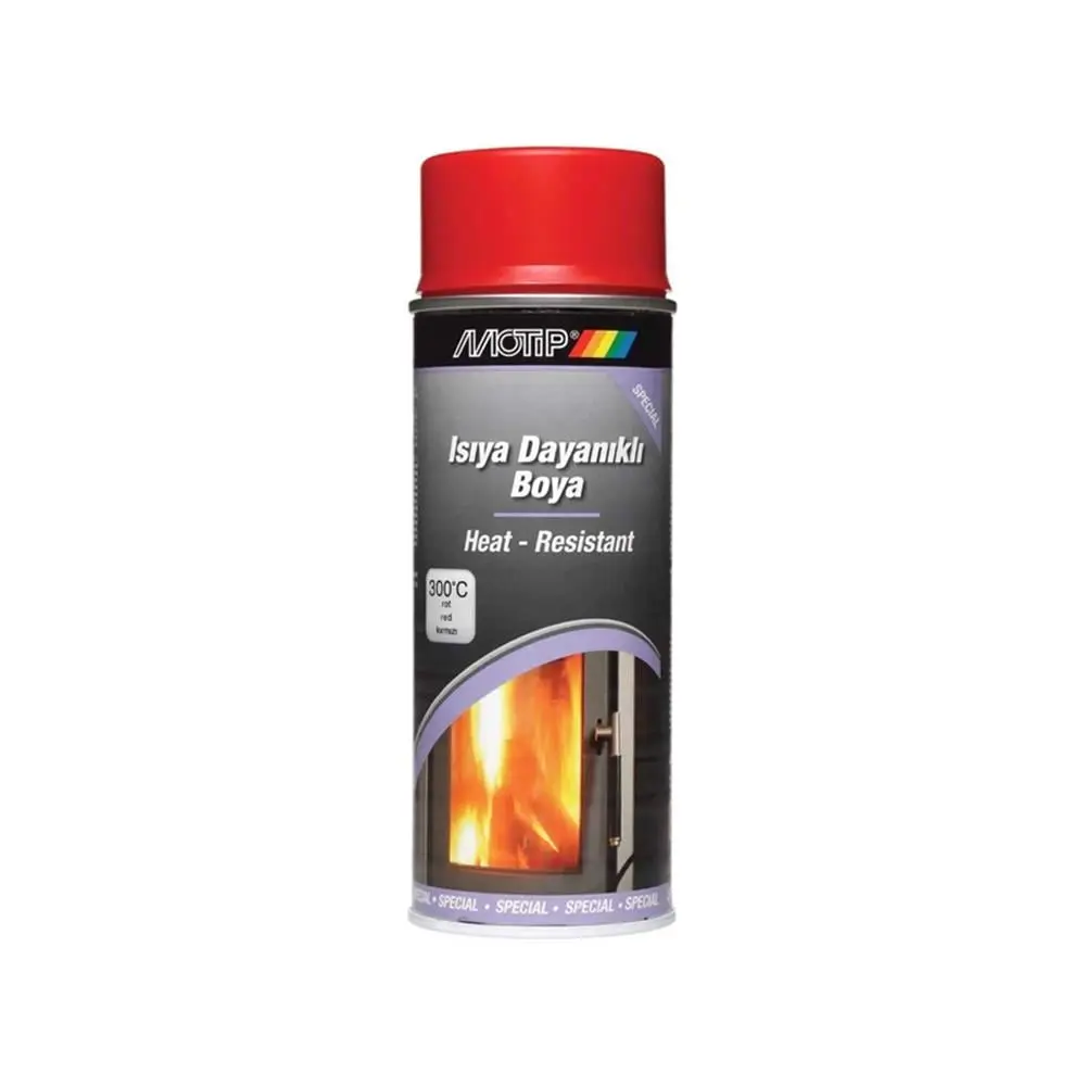 Motip Isıya Dayanıklı Sprey Boya Kırmızı 400 Ml 34108 görseli