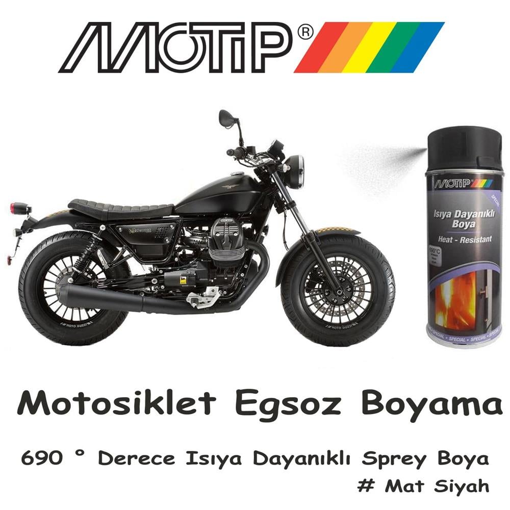Motip Isıya Dayanıklı Sprey Boya Siyah 400 Ml 34115 küçük görsel