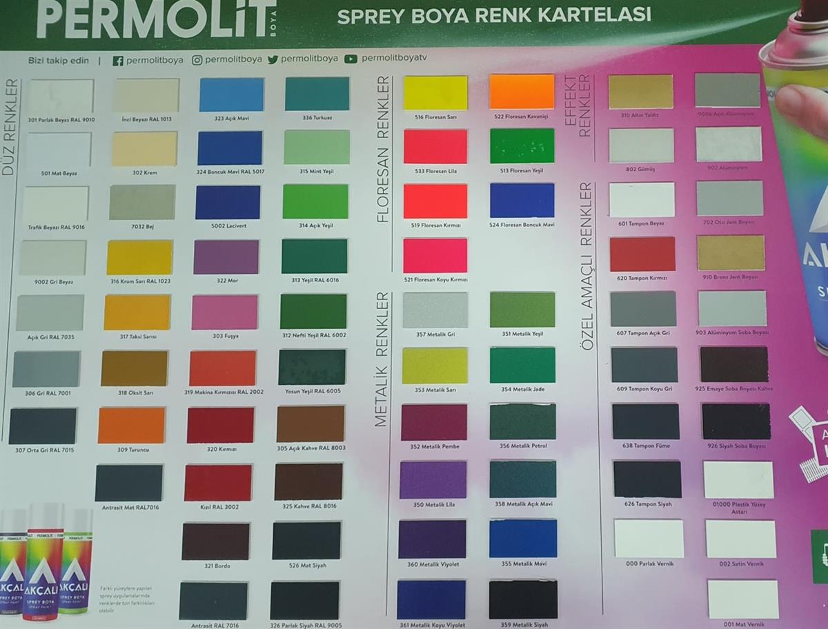 Akçalı Sprey Boya 400 Ml İnci Beyaz (Ral 1013) küçük görsel