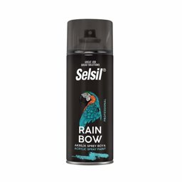 Selsil Rainbow Akrilik Sprey Boya 400 Ml Ateş Kırmızı Tab418 (Ral 3000) küçük görsel