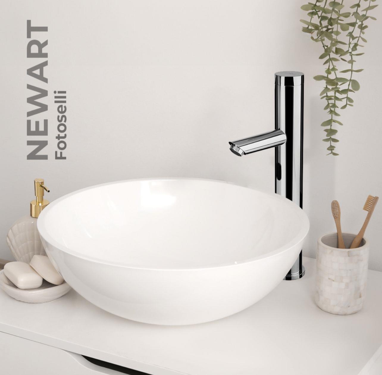 Newarc Tekno Newart Çanak Tipi Fotoselli Lavabo Bataryası 515001 küçük görsel