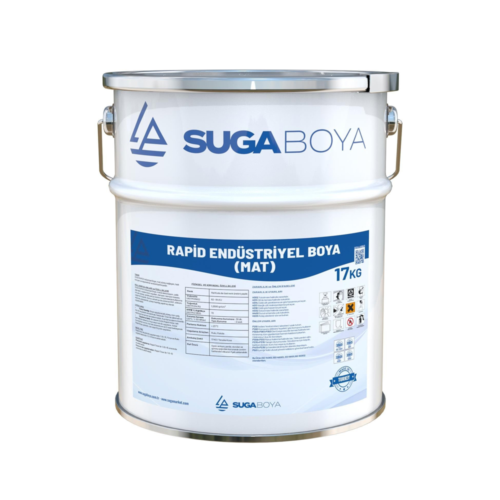 Suga Rapid Endüstriyel Boya Mat 17 Kg görseli