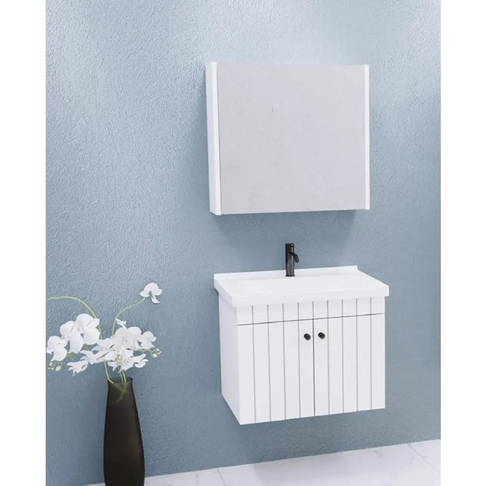 Aquanil Avien 65 Cm Bgn Banyo Dolabı - Beyaz görseli