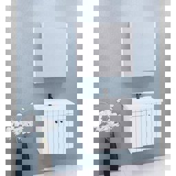 Aquanil Avien 65 Cm Bgn Banyo Dolabı - Beyaz küçük görsel