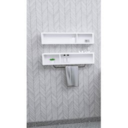 Aquanil Fantasia 2 Adet Üst Yan Raf - Beyaz küçük görsel