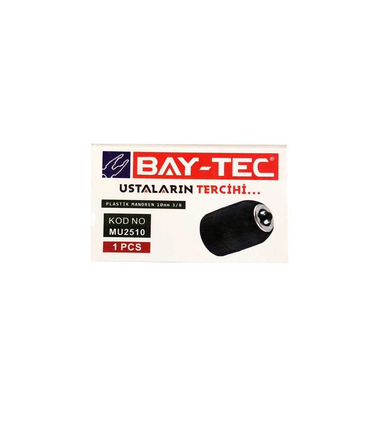 Bay-Tec Plastik Matkap Mandreni 10mm 3/8'' Mu2510 görseli