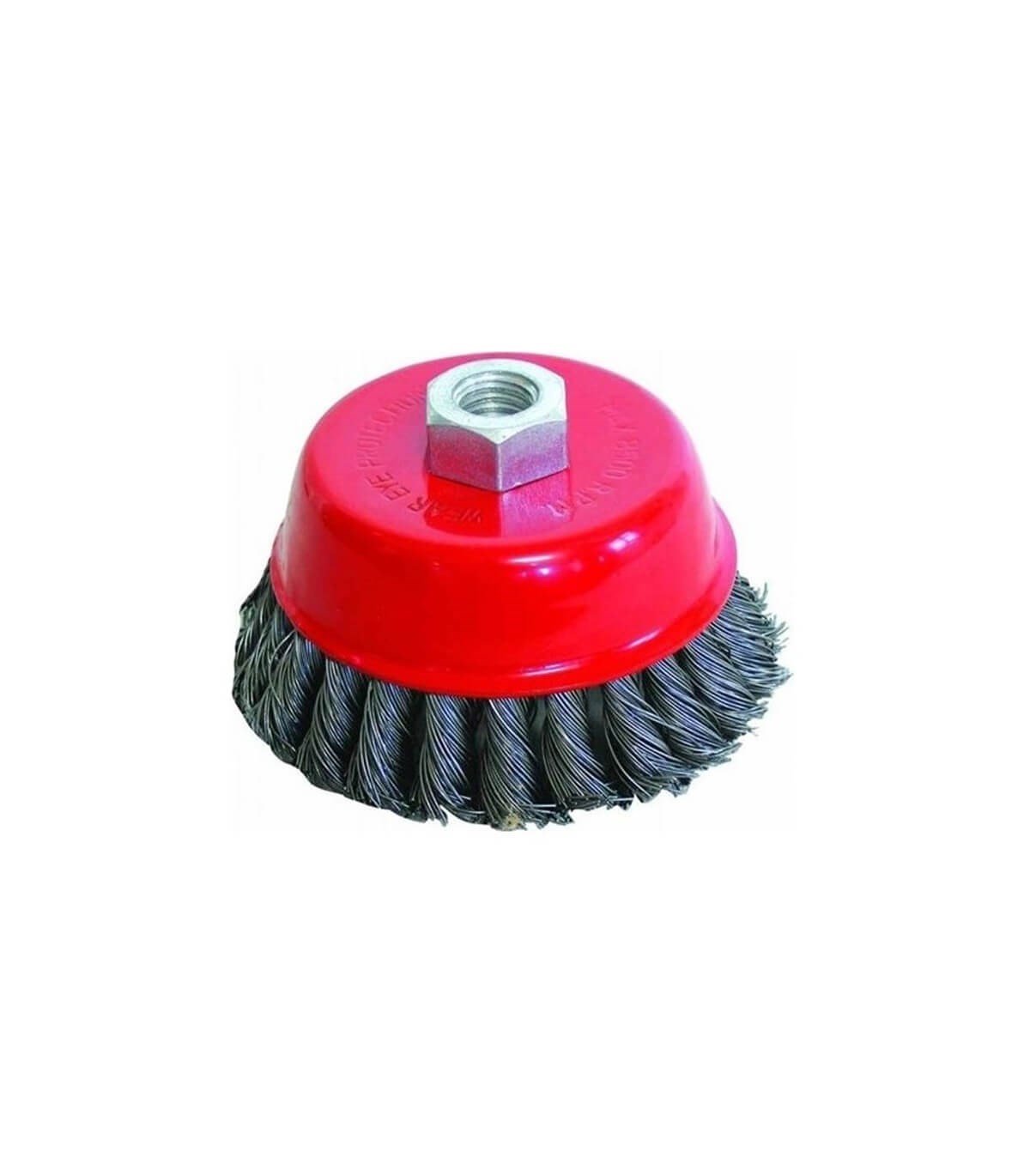 Çanak Vidalı Burgulu Fırça 75 mm görseli