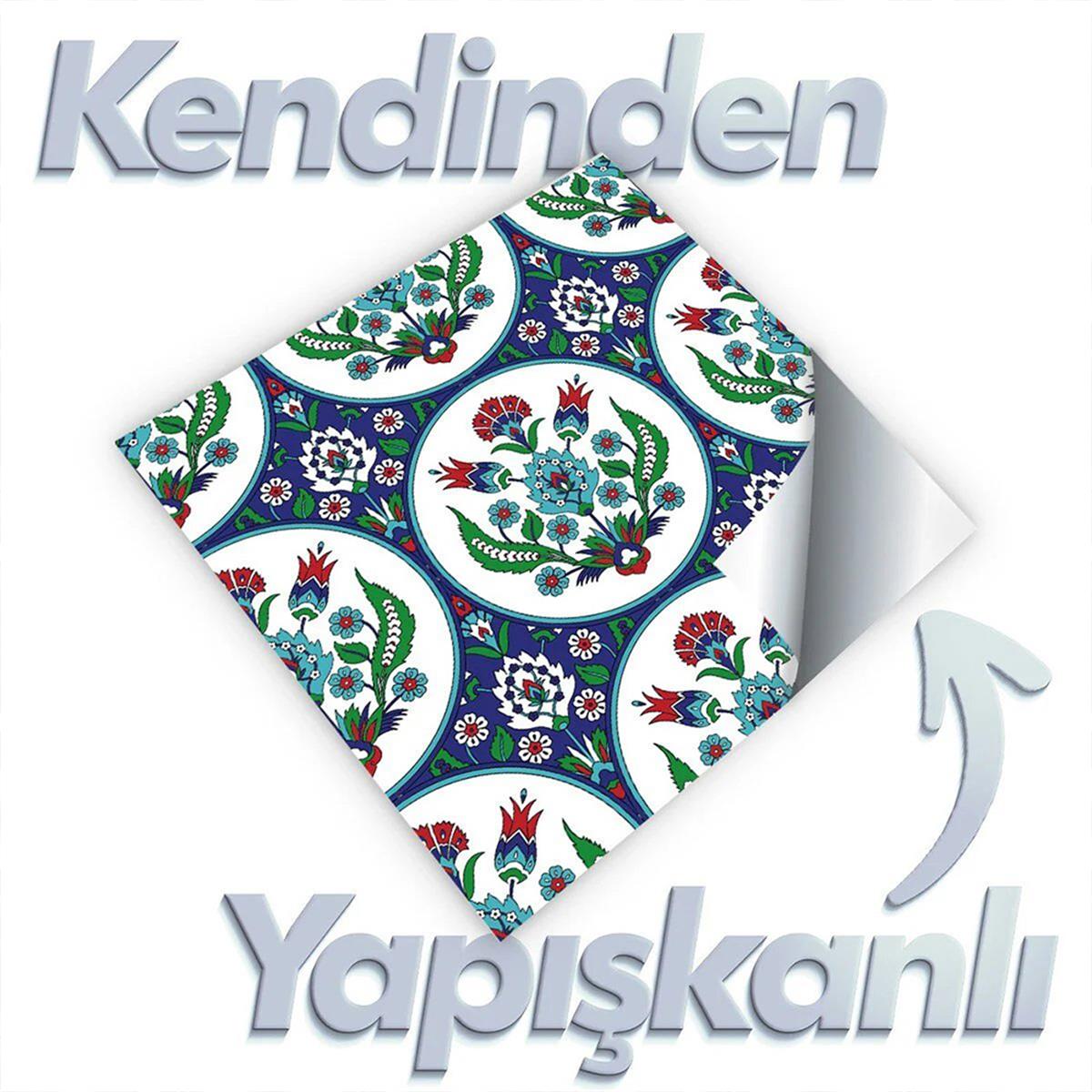 Boss Tape Yapışkanlı Pvc Karo İznik 30x30cm küçük görsel