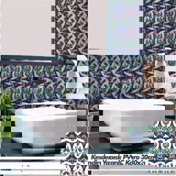 Boss Tape Yapışkanlı Pvc Karo İznik 30x30cm küçük görsel