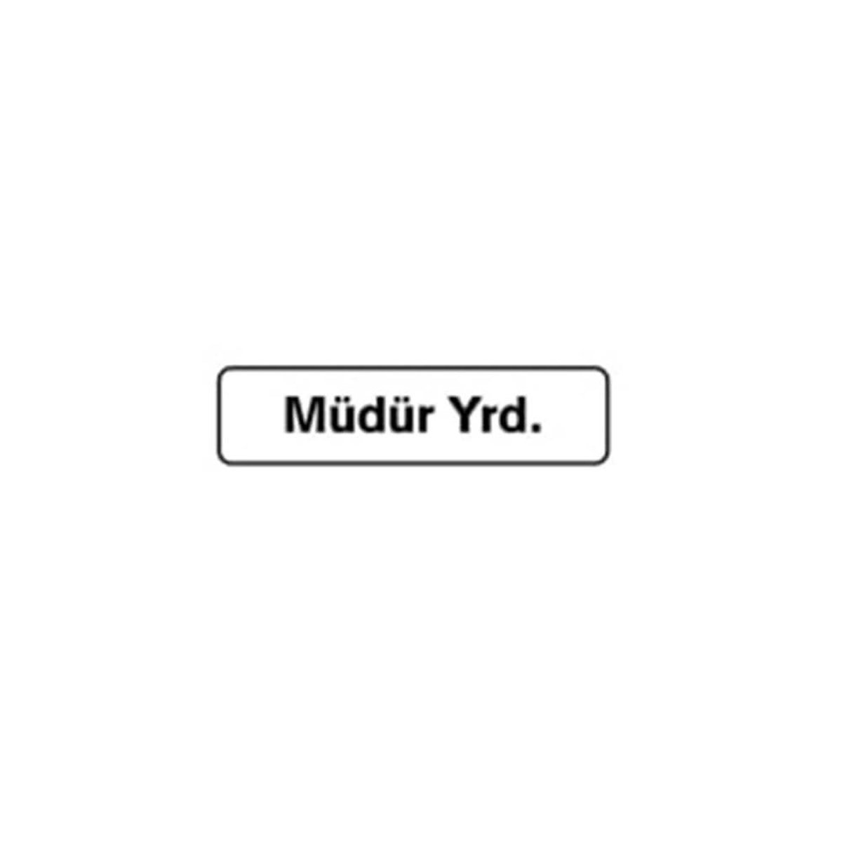 B1-204 Müdür Yardımcısı 7,5x25 Cm görseli