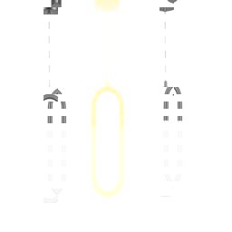 Forlife Sarkıt Tavan Armatürü Gold Amber Fl-4509 küçük görsel