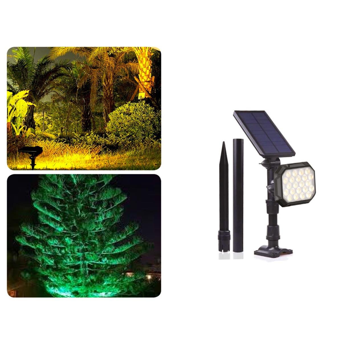 Solar Güneş Enerjili Çim Saplama 22W Fl-3124 Beyaz görseli