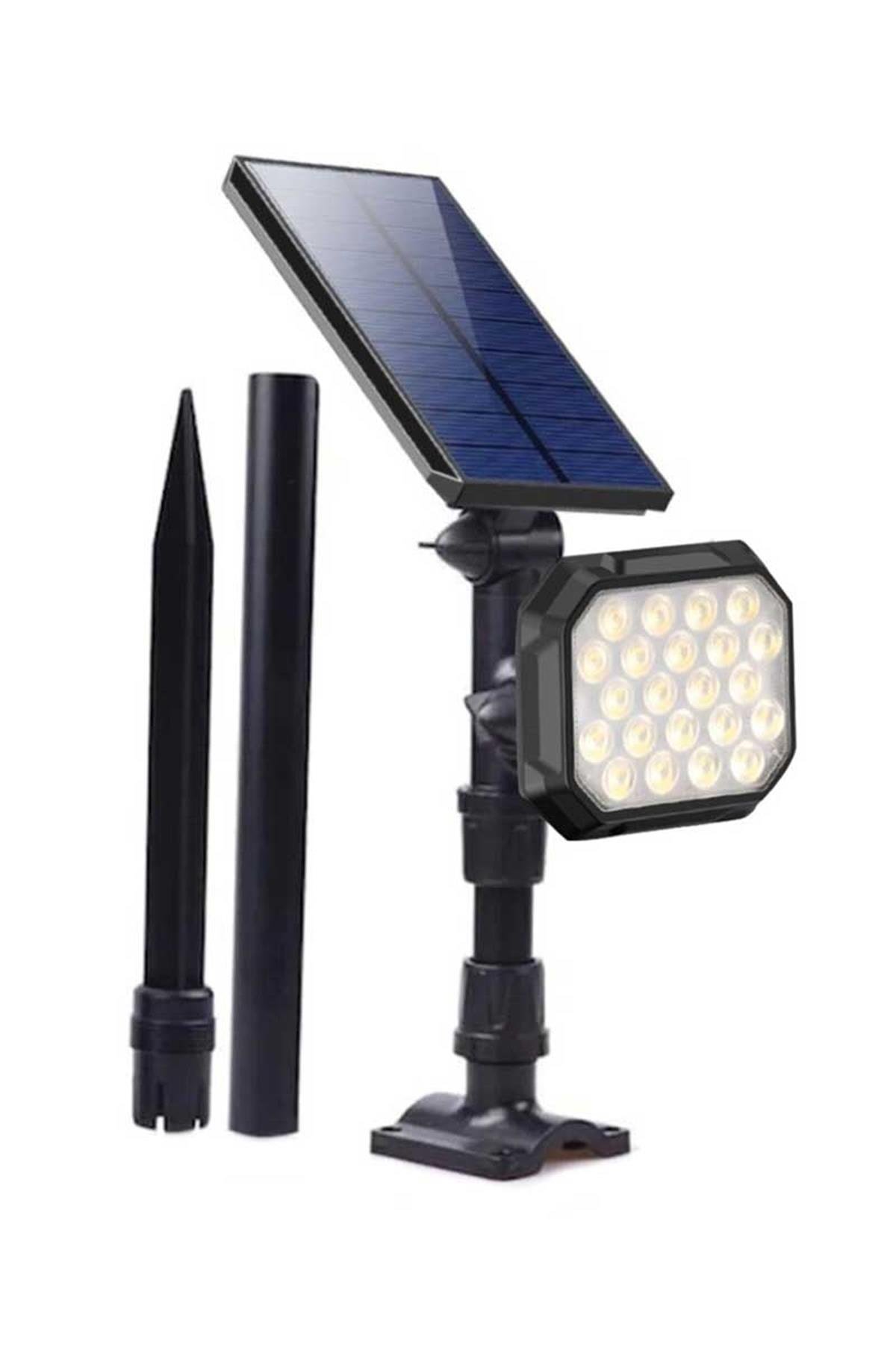 Solar Güneş Enerjili Çim Saplama 22W Fl-3124 Beyaz küçük görsel