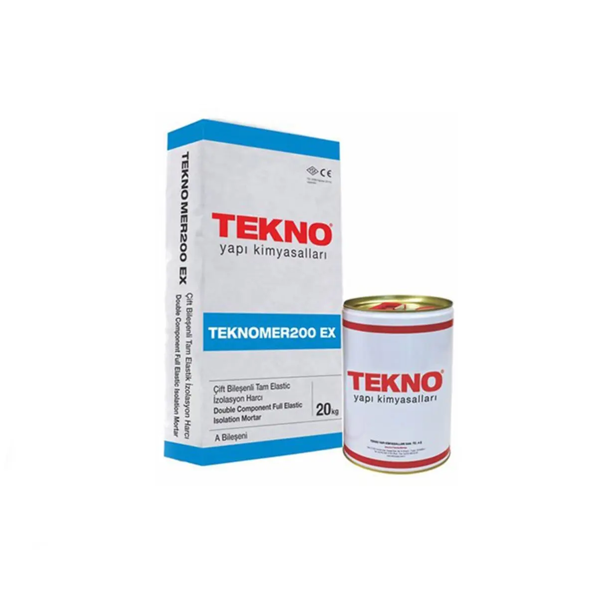 TEKNOMER 200 EX W UV Çift Bileşenli Su Yalıtım Malzemesi 30Kg görseli