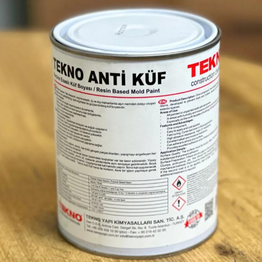 Tekno Anti Küf Reçine Esaslı Küf Boyası 3 Kg küçük görsel
