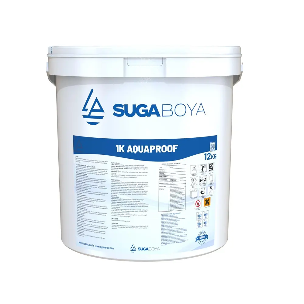Suga Aquaproof Su Bazlı 1K Pu İzolasyon Malzemesi 12 Kg görseli