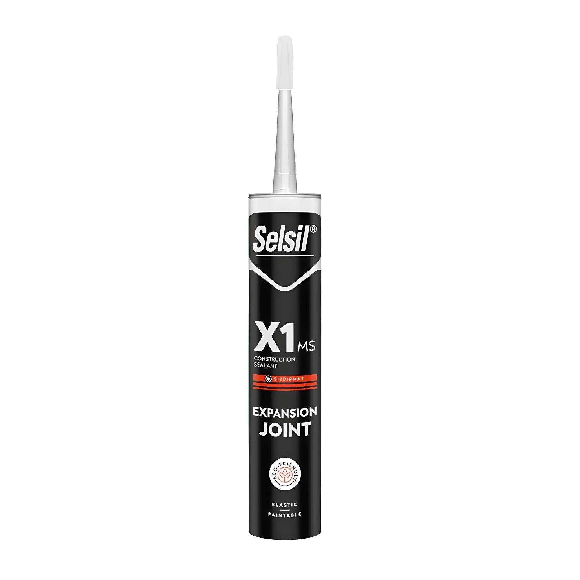 Selsil X1 Ms Polimer Mastik 290 Ml Siyah görseli